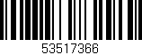 Código de barras (EAN, GTIN, SKU, ISBN): '53517366'