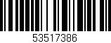 Código de barras (EAN, GTIN, SKU, ISBN): '53517386'