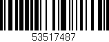 Código de barras (EAN, GTIN, SKU, ISBN): '53517487'