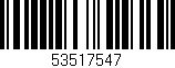 Código de barras (EAN, GTIN, SKU, ISBN): '53517547'