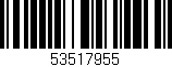 Código de barras (EAN, GTIN, SKU, ISBN): '53517955'
