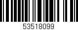 Código de barras (EAN, GTIN, SKU, ISBN): '53518099'