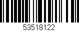 Código de barras (EAN, GTIN, SKU, ISBN): '53518122'