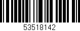 Código de barras (EAN, GTIN, SKU, ISBN): '53518142'