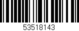 Código de barras (EAN, GTIN, SKU, ISBN): '53518143'