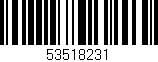 Código de barras (EAN, GTIN, SKU, ISBN): '53518231'