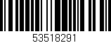 Código de barras (EAN, GTIN, SKU, ISBN): '53518291'