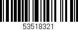 Código de barras (EAN, GTIN, SKU, ISBN): '53518321'