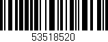 Código de barras (EAN, GTIN, SKU, ISBN): '53518520'