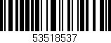 Código de barras (EAN, GTIN, SKU, ISBN): '53518537'