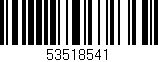 Código de barras (EAN, GTIN, SKU, ISBN): '53518541'