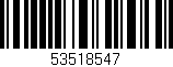 Código de barras (EAN, GTIN, SKU, ISBN): '53518547'
