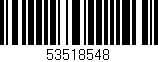 Código de barras (EAN, GTIN, SKU, ISBN): '53518548'