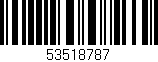 Código de barras (EAN, GTIN, SKU, ISBN): '53518787'