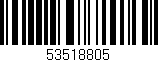 Código de barras (EAN, GTIN, SKU, ISBN): '53518805'