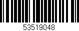 Código de barras (EAN, GTIN, SKU, ISBN): '53519048'