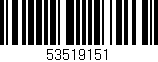 Código de barras (EAN, GTIN, SKU, ISBN): '53519151'