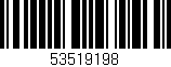 Código de barras (EAN, GTIN, SKU, ISBN): '53519198'
