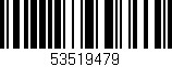 Código de barras (EAN, GTIN, SKU, ISBN): '53519479'
