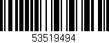 Código de barras (EAN, GTIN, SKU, ISBN): '53519494'