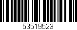 Código de barras (EAN, GTIN, SKU, ISBN): '53519523'