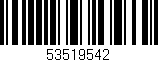 Código de barras (EAN, GTIN, SKU, ISBN): '53519542'