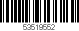 Código de barras (EAN, GTIN, SKU, ISBN): '53519552'