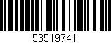 Código de barras (EAN, GTIN, SKU, ISBN): '53519741'