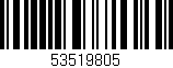 Código de barras (EAN, GTIN, SKU, ISBN): '53519805'
