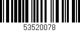 Código de barras (EAN, GTIN, SKU, ISBN): '53520078'