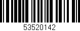 Código de barras (EAN, GTIN, SKU, ISBN): '53520142'
