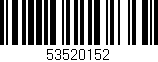 Código de barras (EAN, GTIN, SKU, ISBN): '53520152'