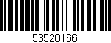 Código de barras (EAN, GTIN, SKU, ISBN): '53520166'