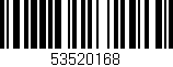Código de barras (EAN, GTIN, SKU, ISBN): '53520168'