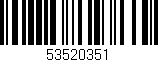 Código de barras (EAN, GTIN, SKU, ISBN): '53520351'