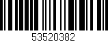 Código de barras (EAN, GTIN, SKU, ISBN): '53520382'