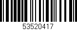 Código de barras (EAN, GTIN, SKU, ISBN): '53520417'