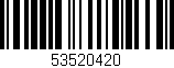 Código de barras (EAN, GTIN, SKU, ISBN): '53520420'