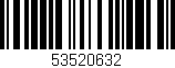 Código de barras (EAN, GTIN, SKU, ISBN): '53520632'
