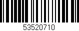 Código de barras (EAN, GTIN, SKU, ISBN): '53520710'