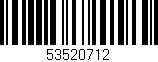 Código de barras (EAN, GTIN, SKU, ISBN): '53520712'