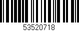 Código de barras (EAN, GTIN, SKU, ISBN): '53520718'