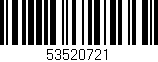 Código de barras (EAN, GTIN, SKU, ISBN): '53520721'