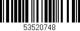 Código de barras (EAN, GTIN, SKU, ISBN): '53520748'