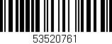 Código de barras (EAN, GTIN, SKU, ISBN): '53520761'