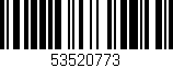 Código de barras (EAN, GTIN, SKU, ISBN): '53520773'