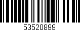 Código de barras (EAN, GTIN, SKU, ISBN): '53520899'
