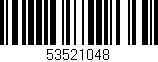 Código de barras (EAN, GTIN, SKU, ISBN): '53521048'