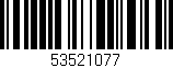 Código de barras (EAN, GTIN, SKU, ISBN): '53521077'