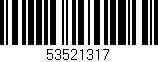 Código de barras (EAN, GTIN, SKU, ISBN): '53521317'